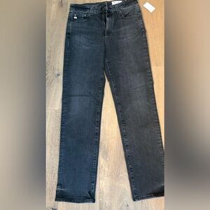 AG denim Saige high rise faded black size 27